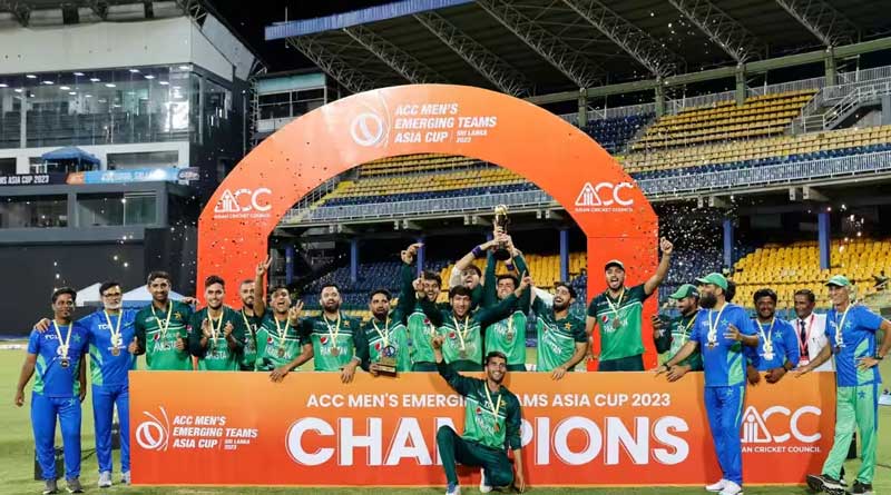 ভারতকে উড়িয়ে দিয়ে ইমার্জিং এশিয়া কাপ চ্যাম্পিয়ন পাকিস্তান