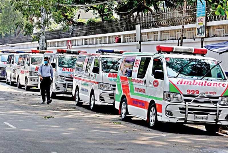 ছয় দফা দাবিতে মঙ্গলবার থেকে সারা দেশে অ্যাম্বুলেন্স ধর্মঘট